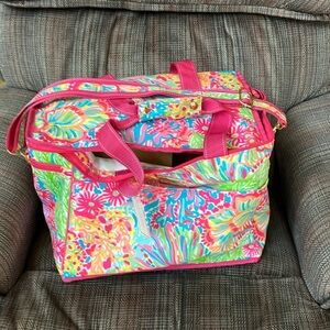 Lilly Pulitzer Lover’s Coral insulated cooler NWT